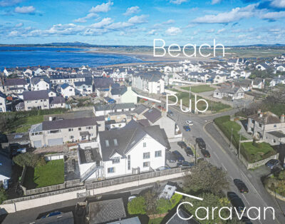 Caravan near beach and pub